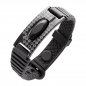 Preview: Lunavit Magnetic Silicone Bracelet Carbo Stripe